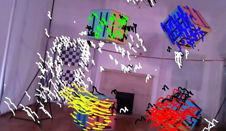 Graph CNN based Multi-motion Visual Odometry